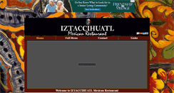 Desktop Screenshot of iztaccihuatlmexicanrestaurant.com